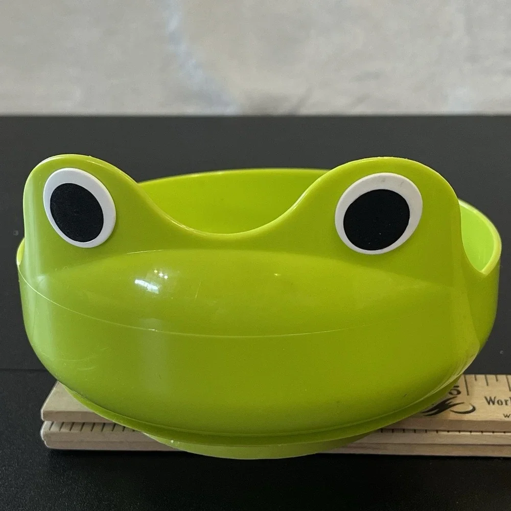 Green Frog Bowl Ikea Mata Big Eyes 👀 Fun!